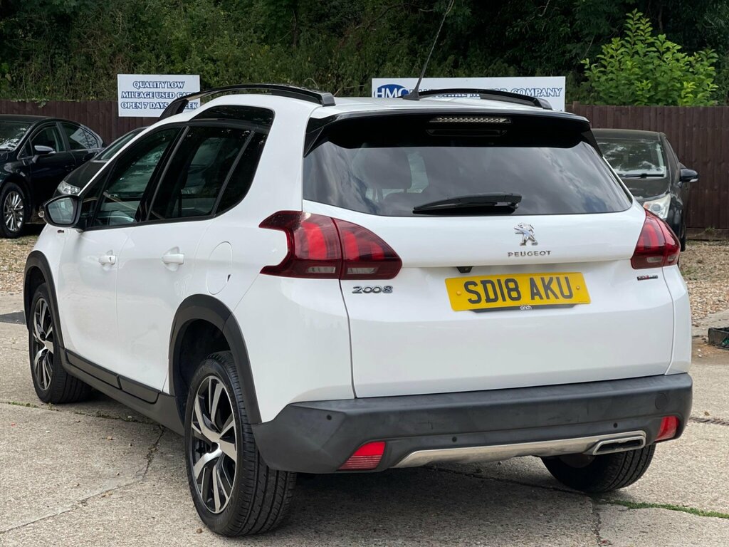 Peugeot 2008 1.6 Bluehdi Gt Line Euro 6 White #4