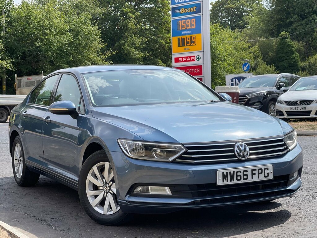 Volkswagen Passat 2.0 Tdi Bluemotion Tech S Euro 6 Ss MW66FPG Blue