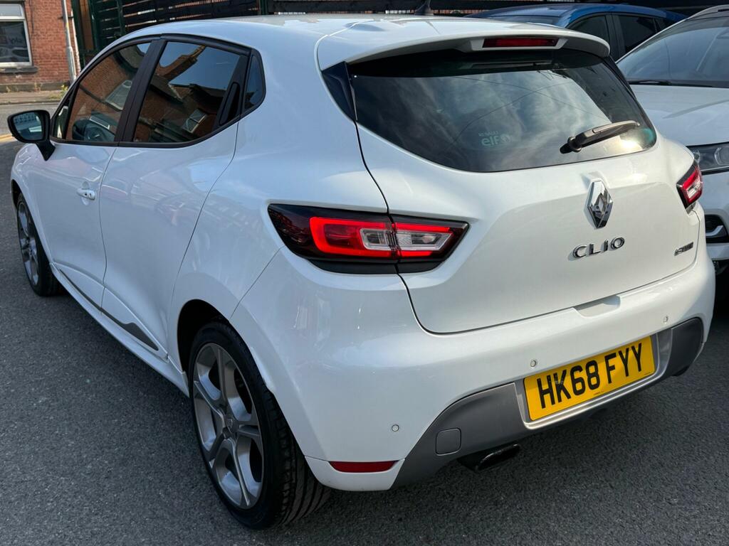 Renault Clio 0.9 Tce Gt Line Euro 6 Ss HK68FYY White #4