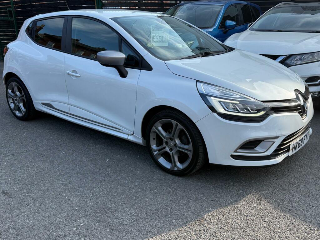 Renault Clio 0.9 Tce Gt Line Euro 6 Ss HK68FYY White #5