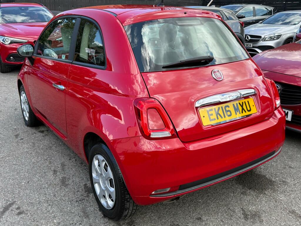Fiat 500 Pop Red #4