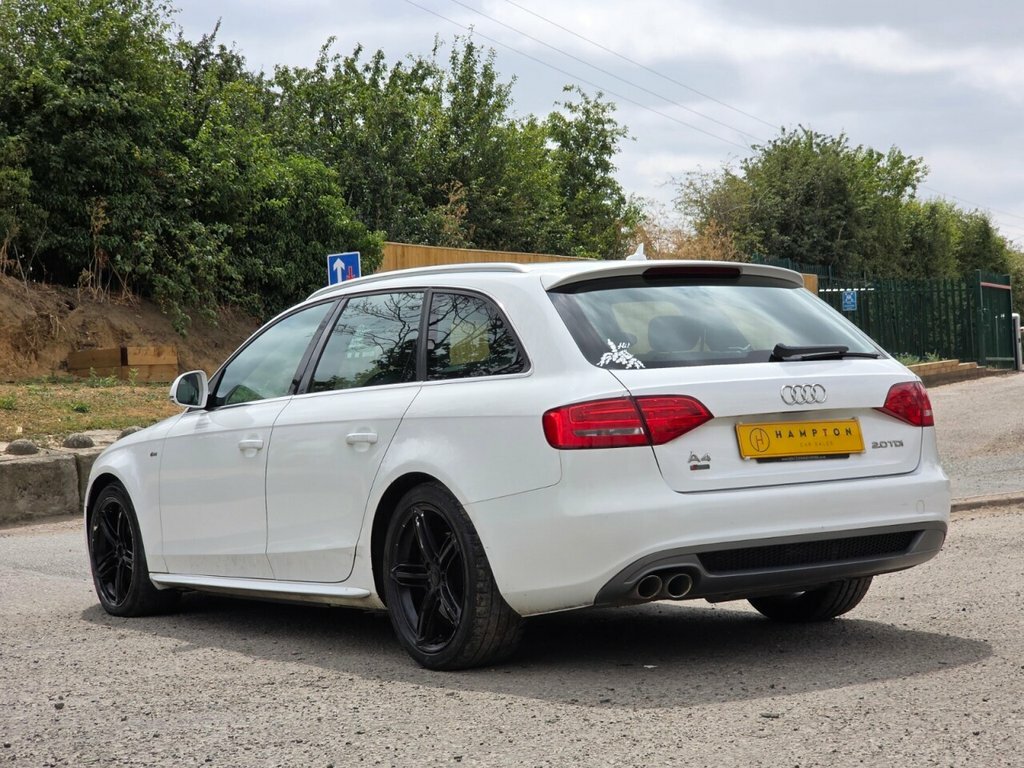Audi A4 Avant 2L Executive S Line DE09UNY White #6