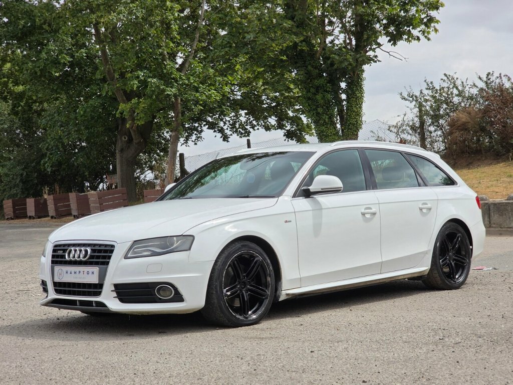 Audi A4 Avant 2L Executive S Line DE09UNY White #5