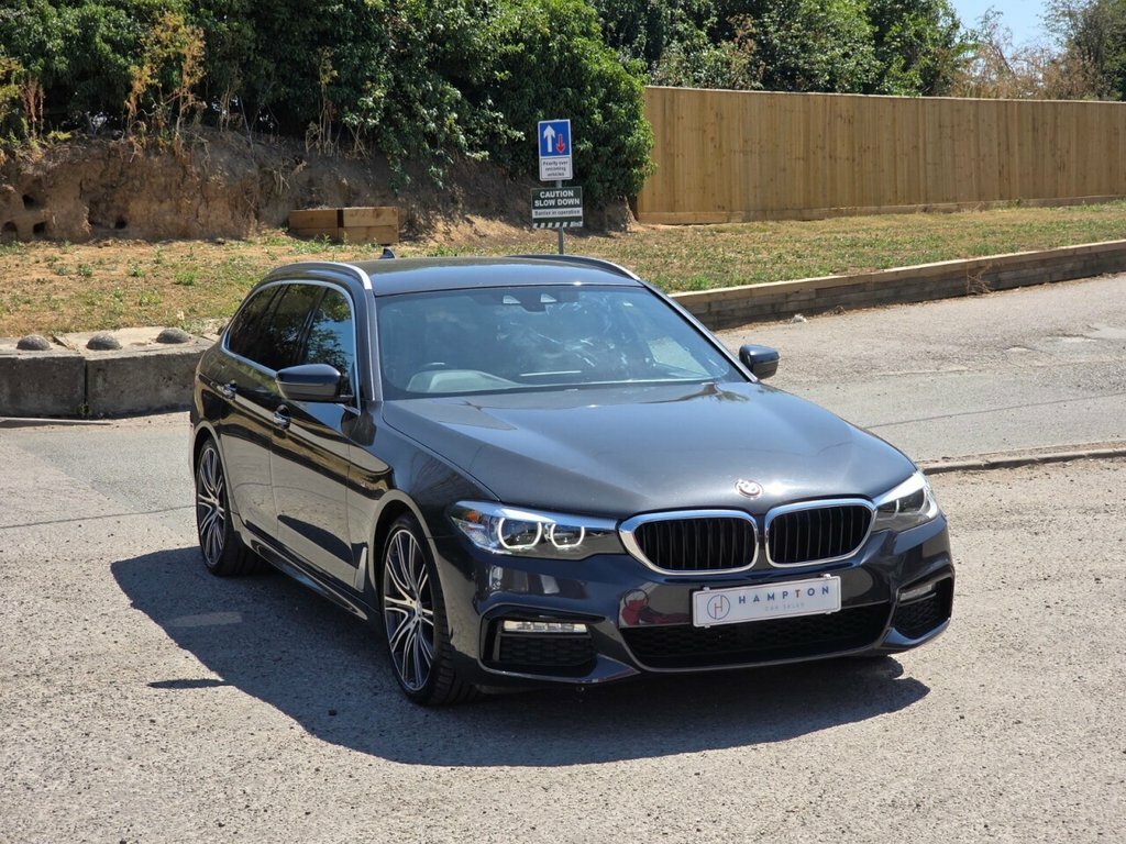 BMW 5 Series 530D M Sport YC67YEF Grey #2