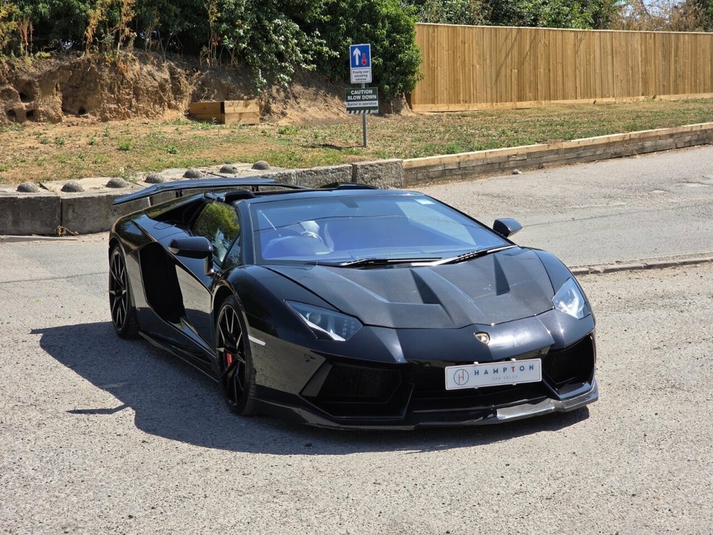 Lamborghini Aventador Convertible Black #3