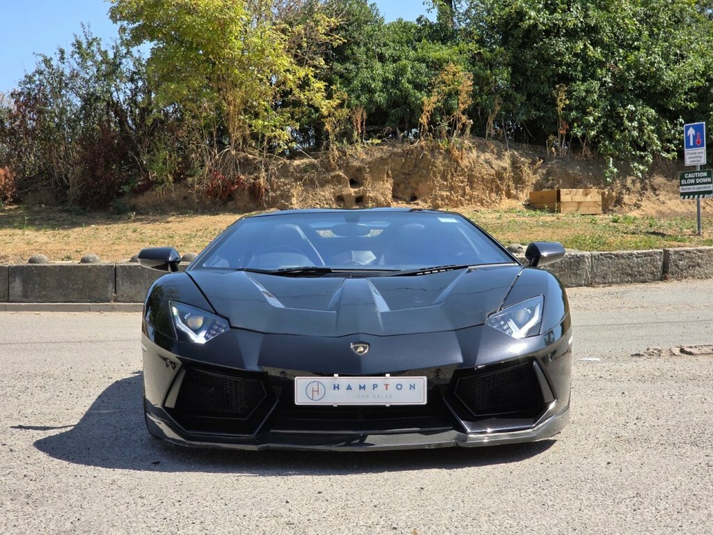 Lamborghini Aventador Convertible Black #4
