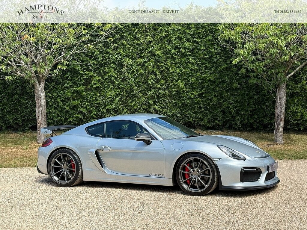 Porsche Cayman 3.8 981 Gt4 Coupe Euro 6 385 Ps Silver