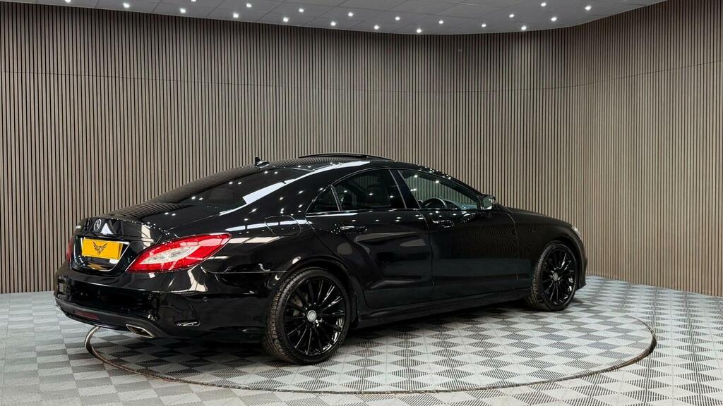 Mercedes-Benz CLS Saloon 2.1 Cls220d Amg Line Premium Coupe G-tron Black #5