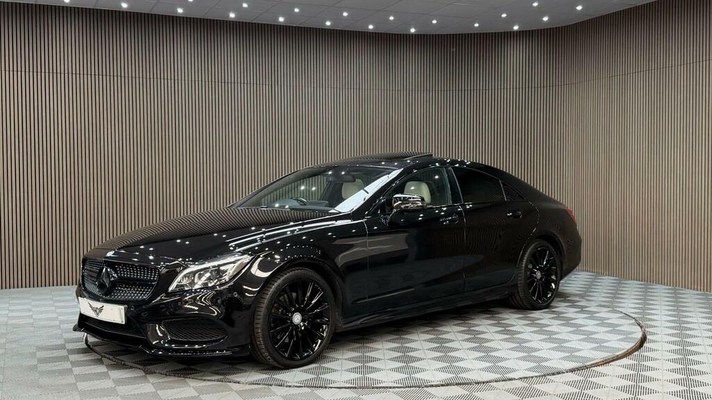 Mercedes-Benz CLS Saloon 2.1 Cls220d Amg Line Premium Coupe G-tron Black #6