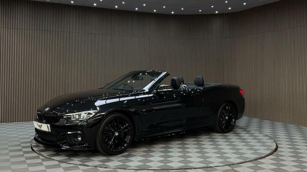 BMW 4 Series Convertible 2.0 420D M Sport Euro 6 Ss Black #6
