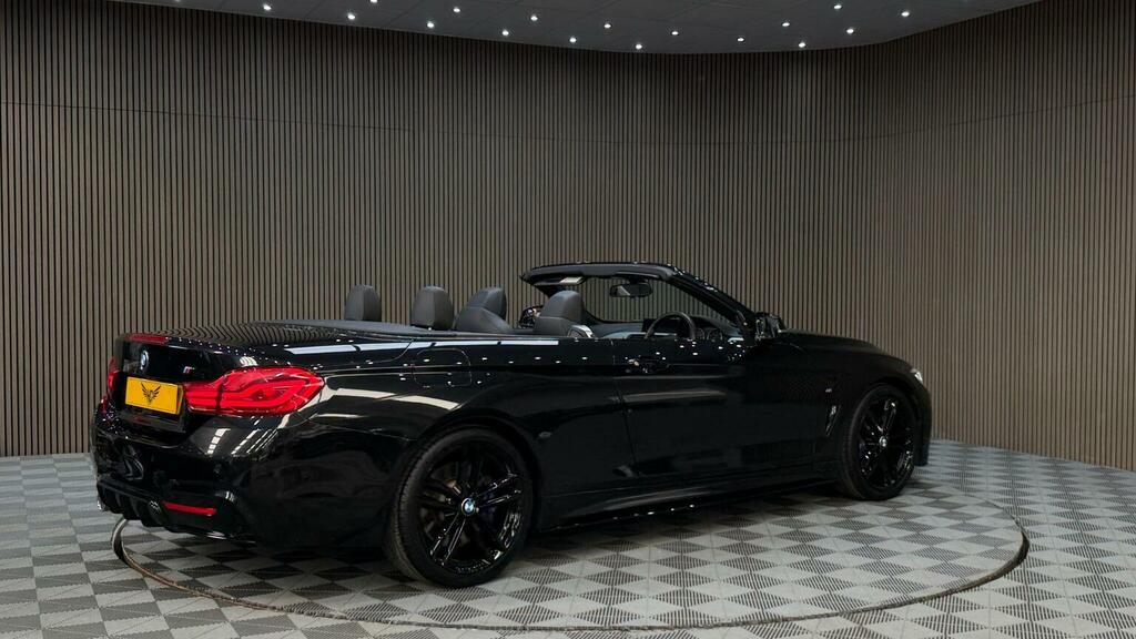 BMW 4 Series Convertible 2.0 420D M Sport Euro 6 Ss Black #5