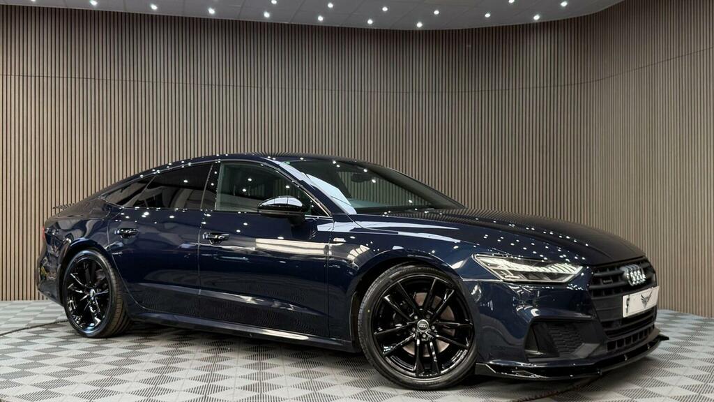 Audi A7 Hatchback 3.0 Tdi V6 50 Black Edition Sportback Ti Blue
