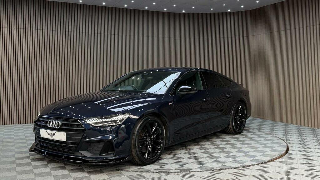 Audi A7 Hatchback 3.0 Tdi V6 50 Black Edition Sportback Ti Blue #6