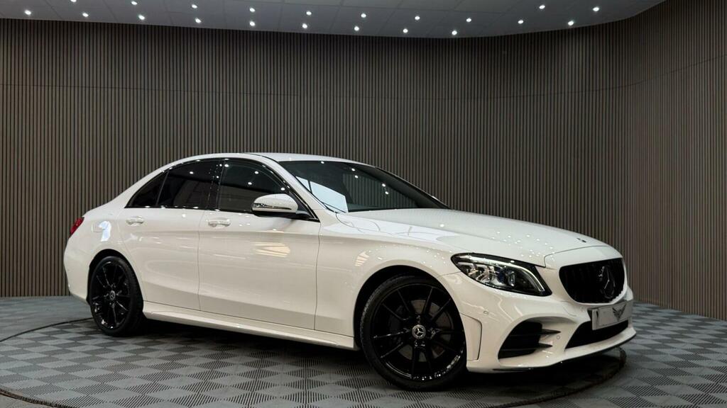 Mercedes-Benz C Class Saloon 2.0 C300 Amg Line Edition Premium G-troni White