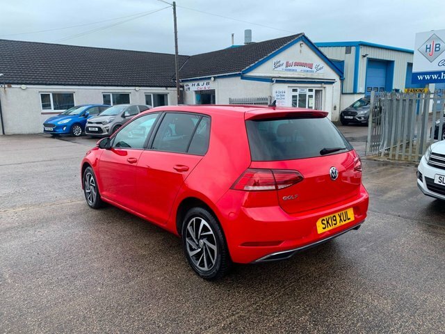 Volkswagen Golf 1.6 Tdi Match Hatchback Euro 6 Red #3