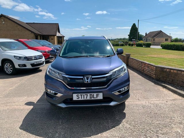 Honda Cr-V 1.6 I-dtec Se Plus Navi Suv 4Wd Blue #3
