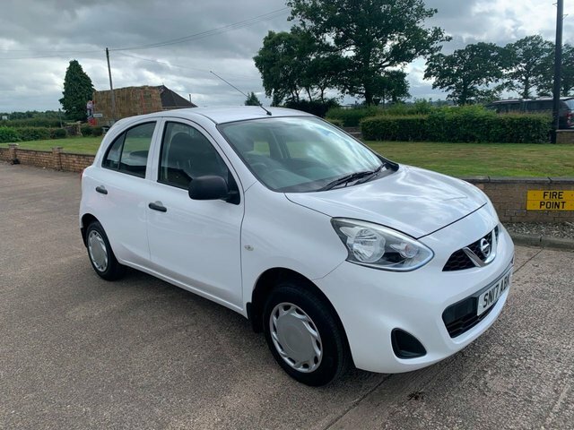 Nissan Micra 1.2 Visia Hatchback Euro 5 80 P White #2