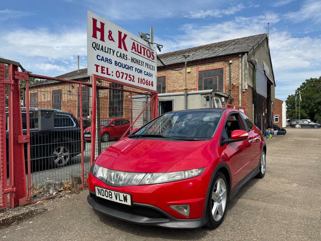 Honda Civic Hatchback 1.8 I-vtec Type S Gt 200808 Red