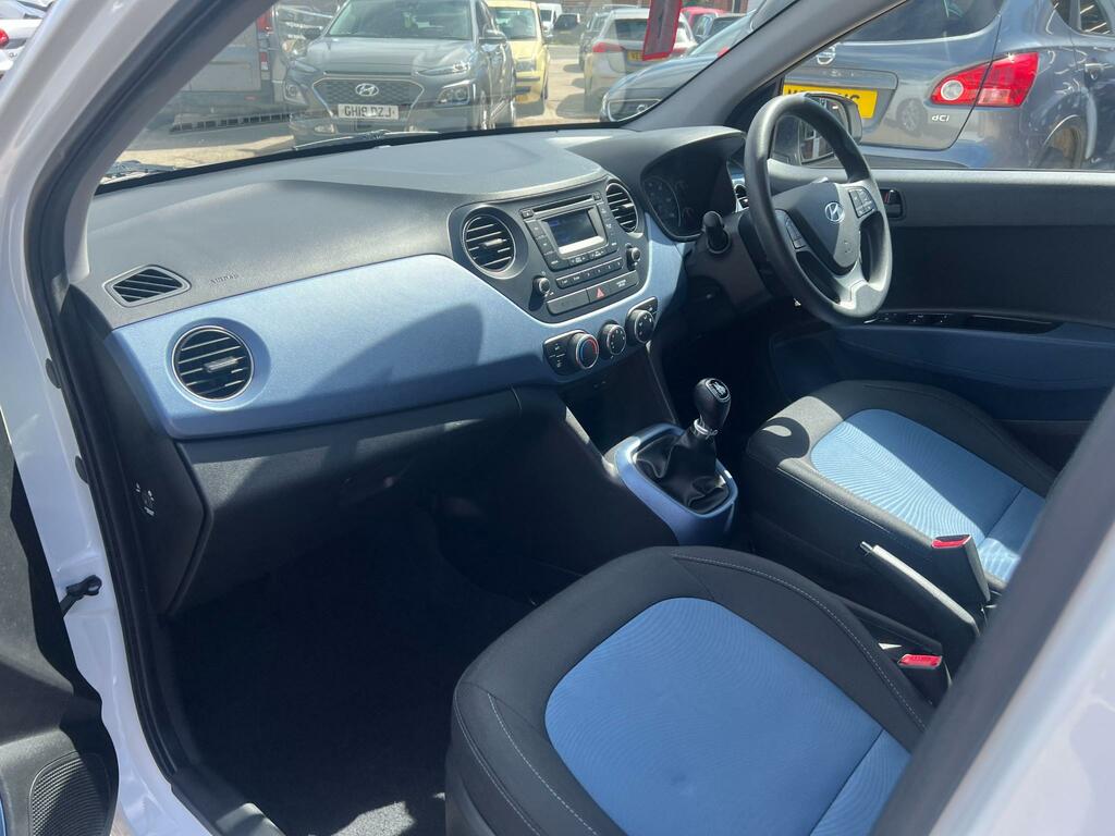 Hyundai I10 1.0 Se Hatchback Euro 6 66 Ps White #11