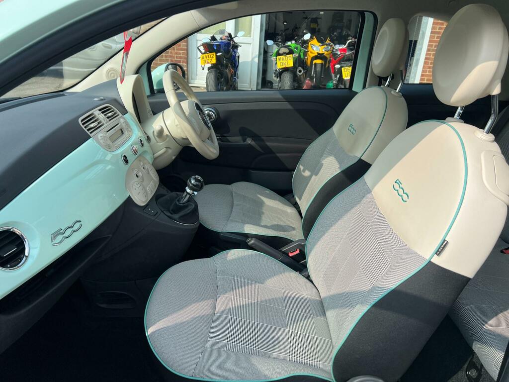 Fiat 500 Hatchback 1.2 Lounge 2015 Green #12