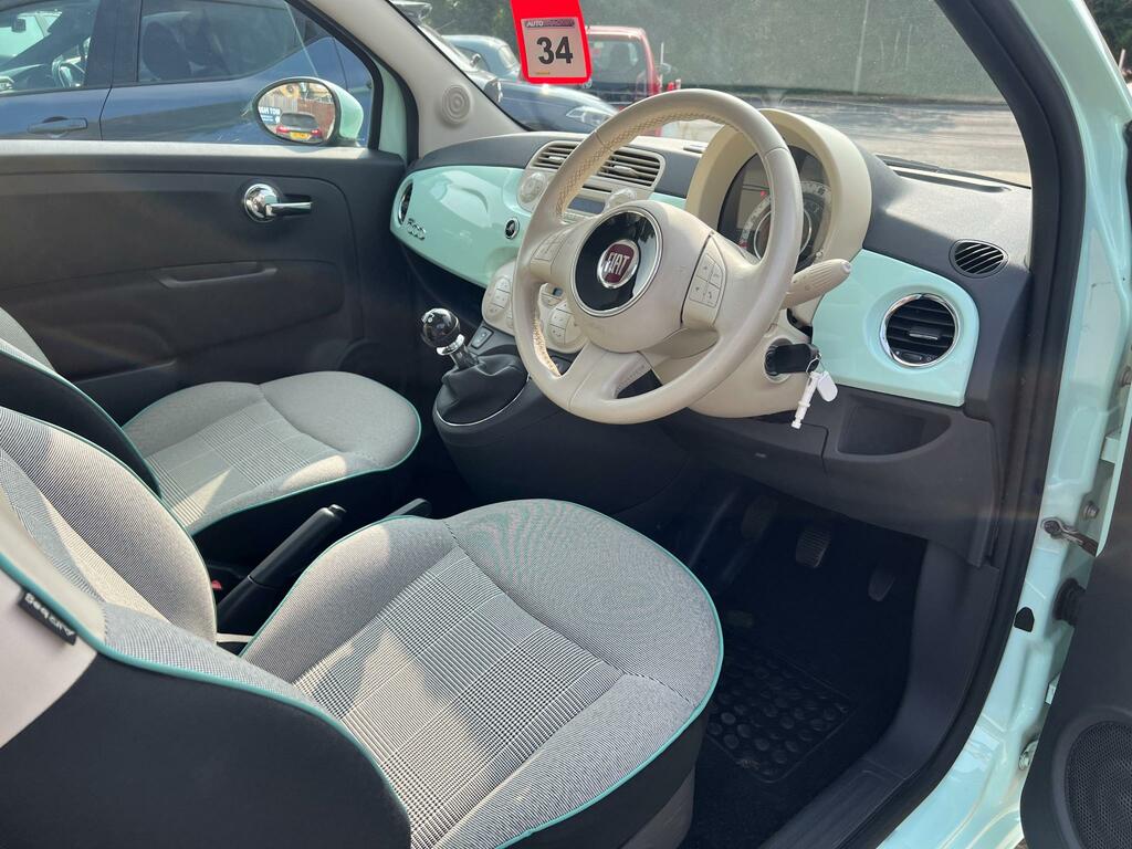 Fiat 500 Hatchback 1.2 Lounge 2015 Green #29