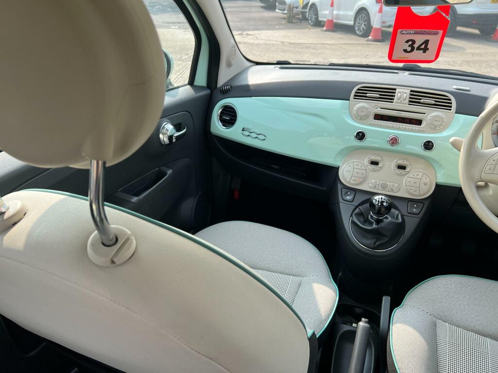 Fiat 500 Hatchback 1.2 Lounge 2015 Green #17