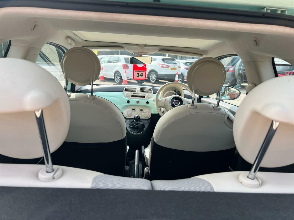 Fiat 500 Hatchback 1.2 Lounge 2015 Green #35