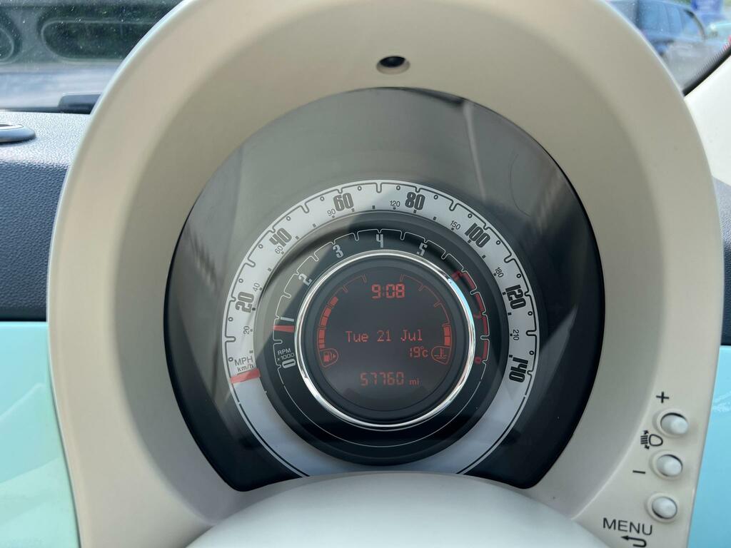 Fiat 500 Hatchback 1.2 Lounge 2015 Green #22