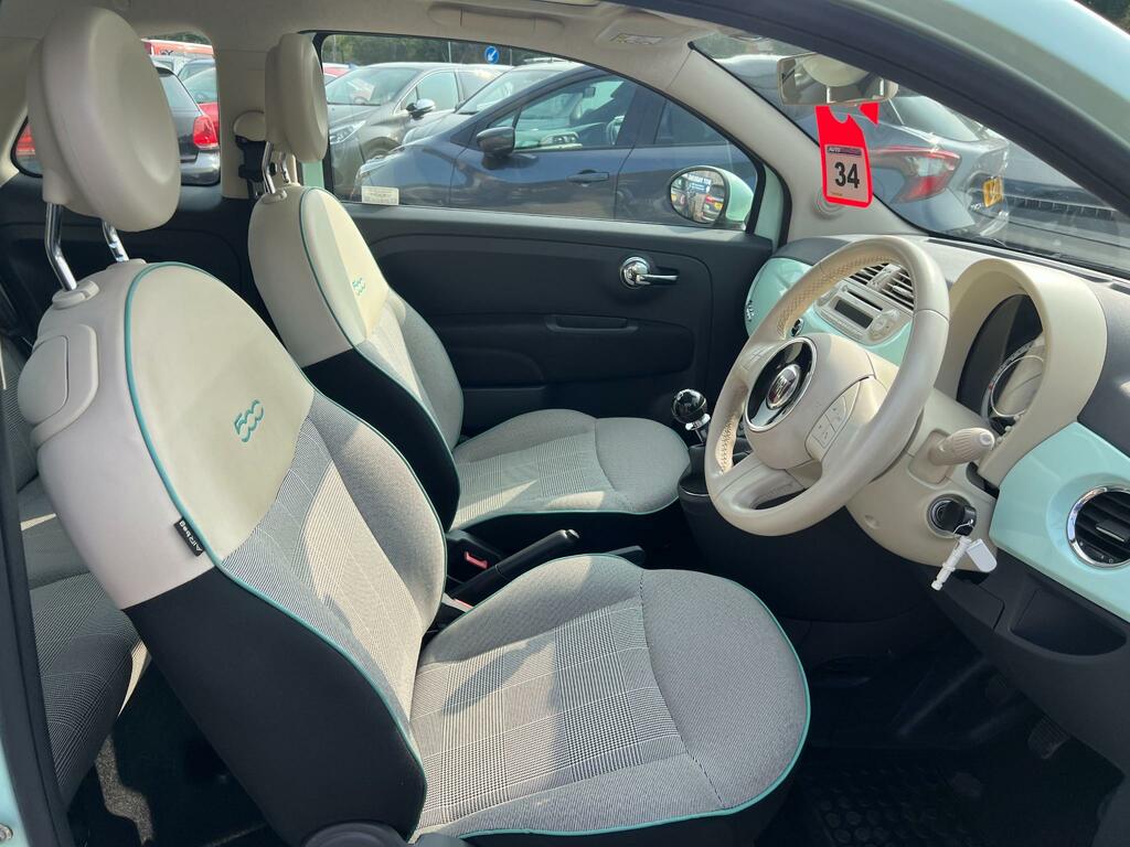 Fiat 500 Hatchback 1.2 Lounge 2015 Green #30