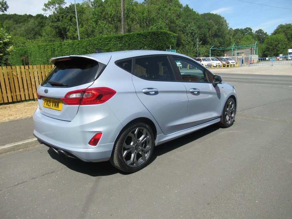 Ford Fiesta Hatchback 1.0T Ecoboost St-line Edition Euro 6 S FA21VMW Blue #4