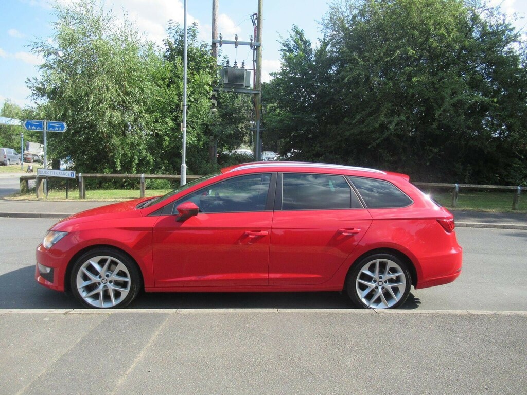 Seat Leon 2.0 Tdi Cr Fr Sport Tourer Euro 5 Ss Red #6