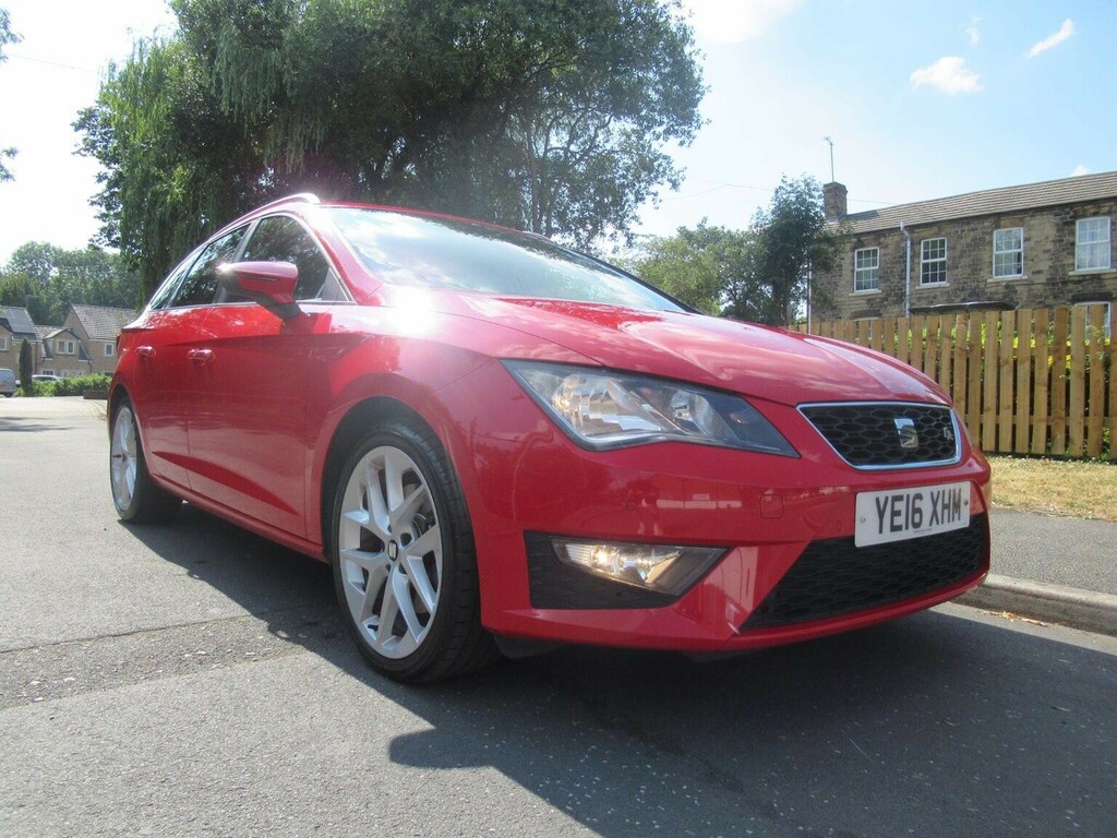 Seat Leon 2.0 Tdi Cr Fr Sport Tourer Euro 5 Ss Red
