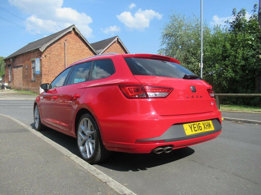 Seat Leon 2.0 Tdi Cr Fr Sport Tourer Euro 5 Ss Red #5