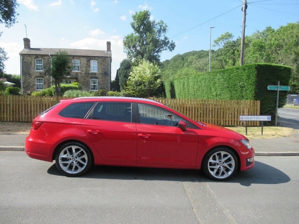 Seat Leon 2.0 Tdi Cr Fr Sport Tourer Euro 5 Ss Red #2