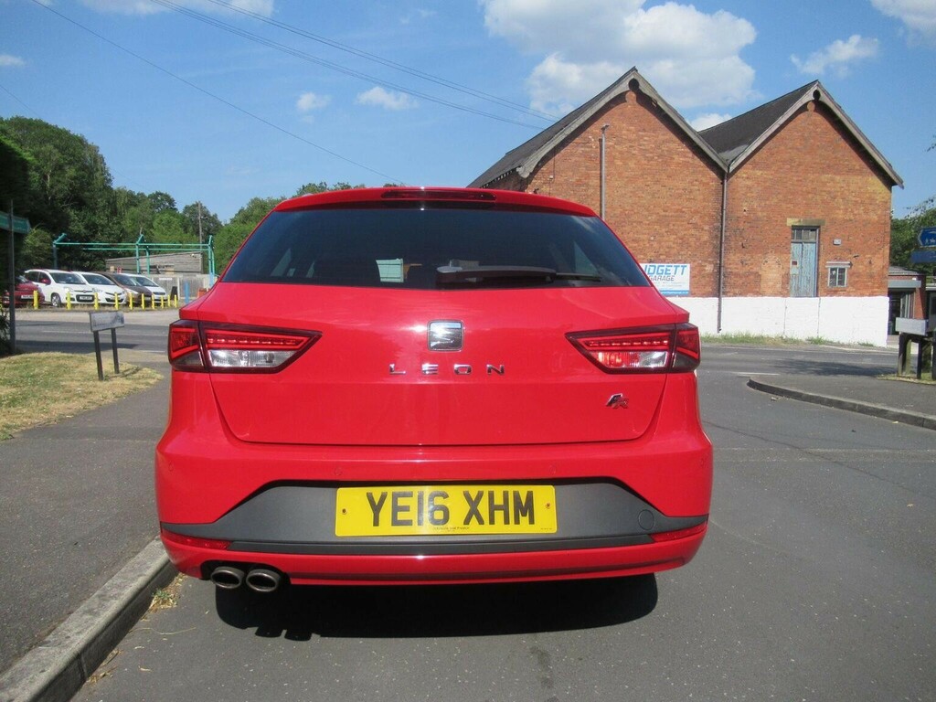 Seat Leon 2.0 Tdi Cr Fr Sport Tourer Euro 5 Ss Red #4