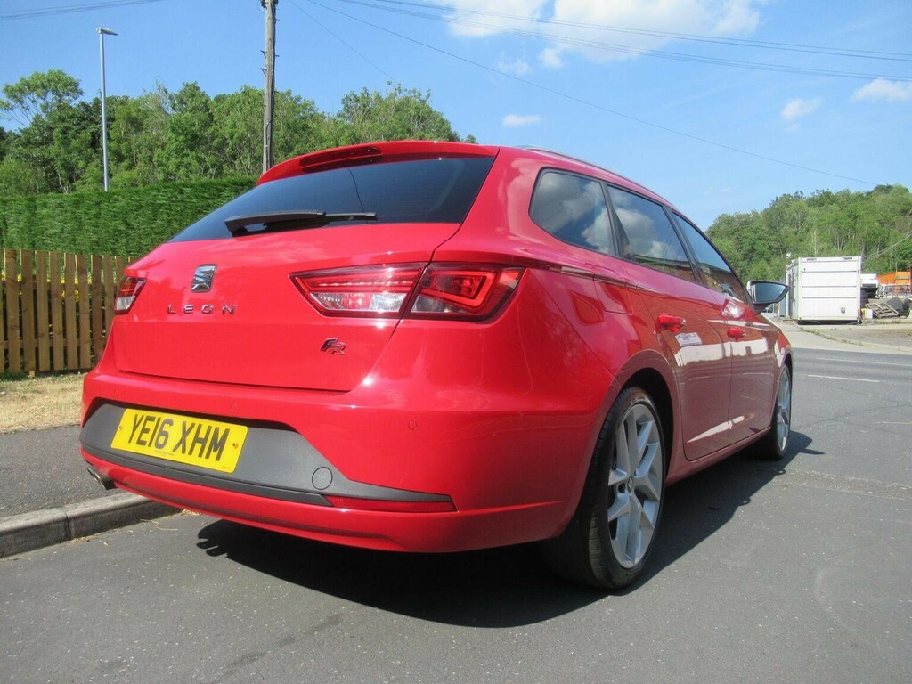 Seat Leon 2.0 Tdi Cr Fr Sport Tourer Euro 5 Ss Red #3