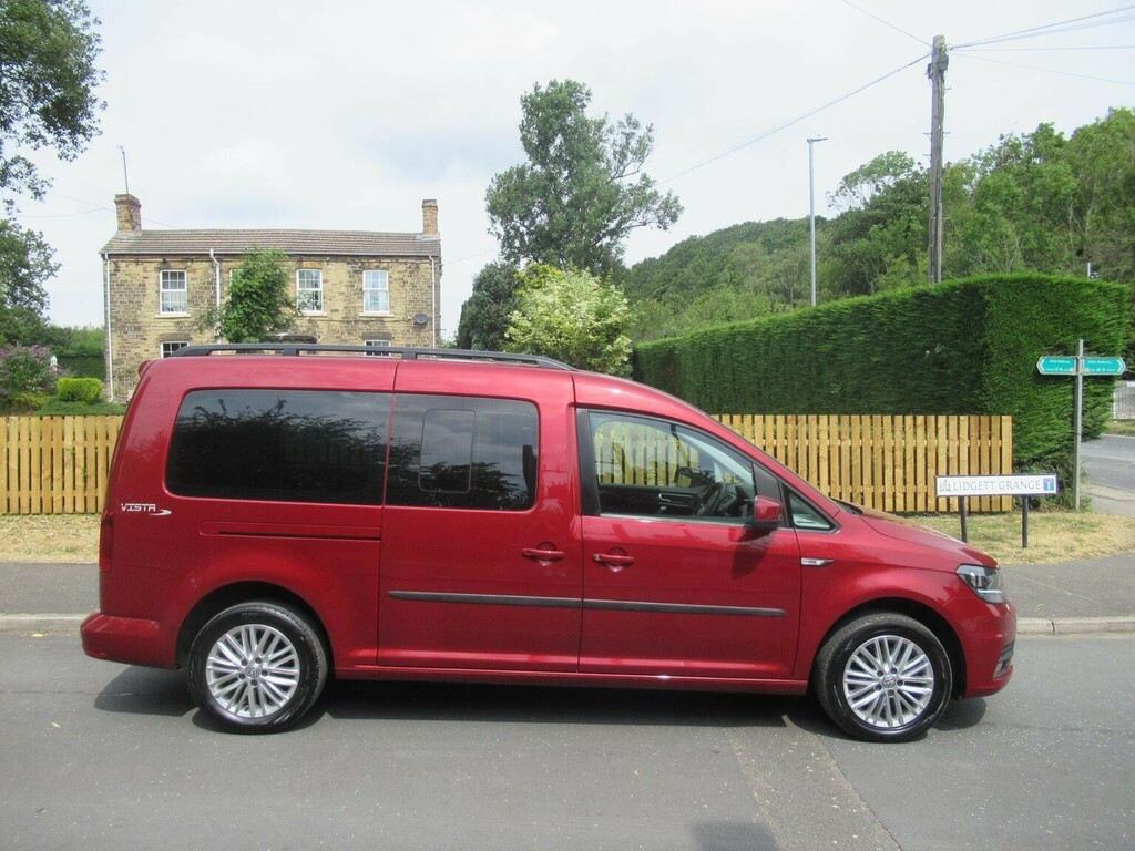 Volkswagen Caddy Maxi Life 2.0 Tdi Euro 6 Ss Red #3