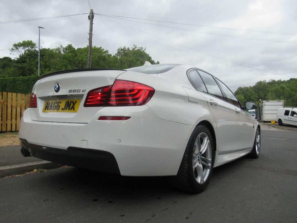 BMW 5 Series 2.0 520D M Sport Euro 6 Ss White #3