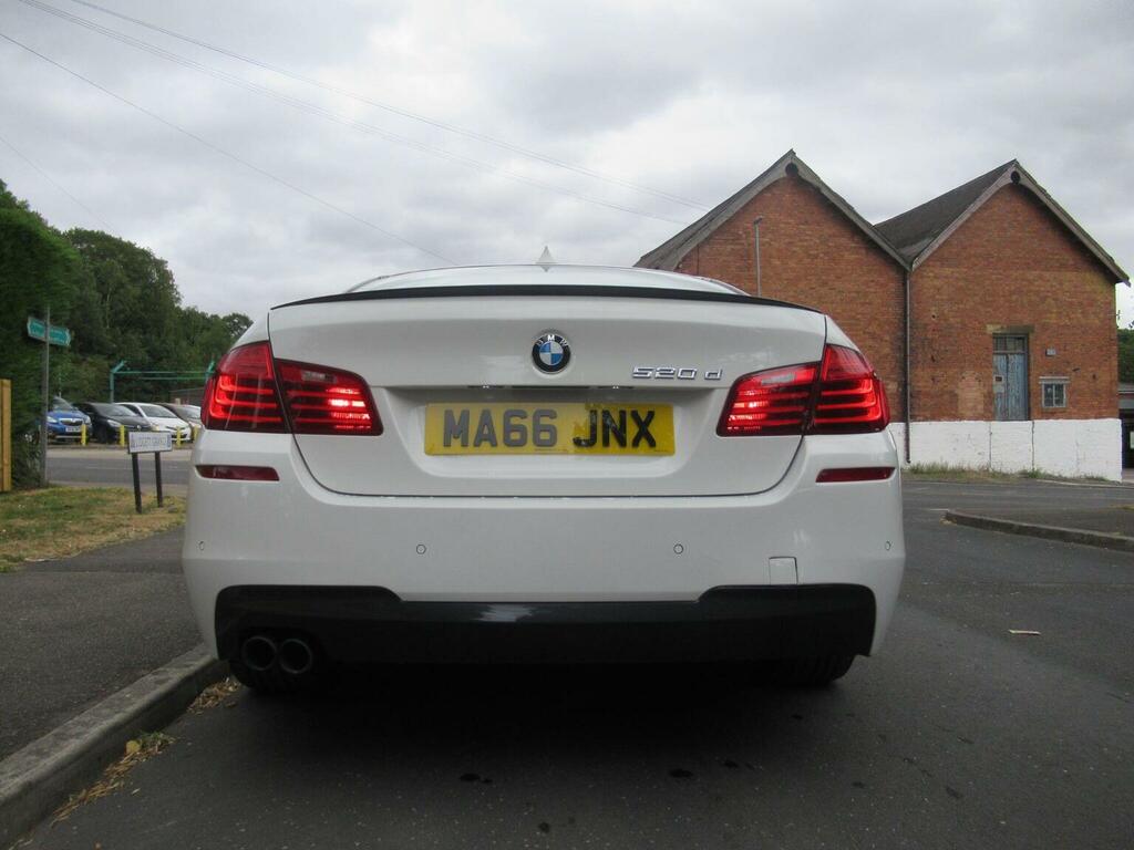 BMW 5 Series 2.0 520D M Sport Euro 6 Ss White #4