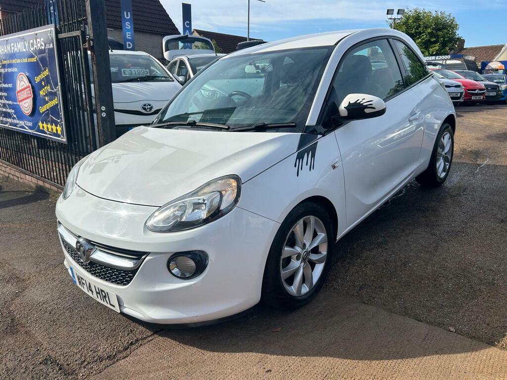 Vauxhall Adam 1.2 16V Jam Euro 5 White