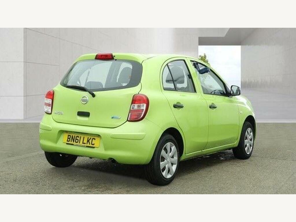 Nissan Micra 1.2 12V Visia Euro 5 Green #4