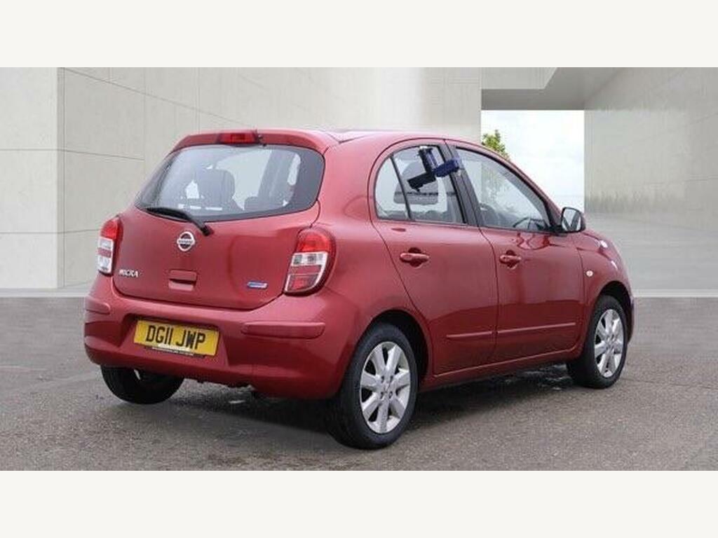 Nissan Micra 1.2 12V Acenta Euro 5 Red #4