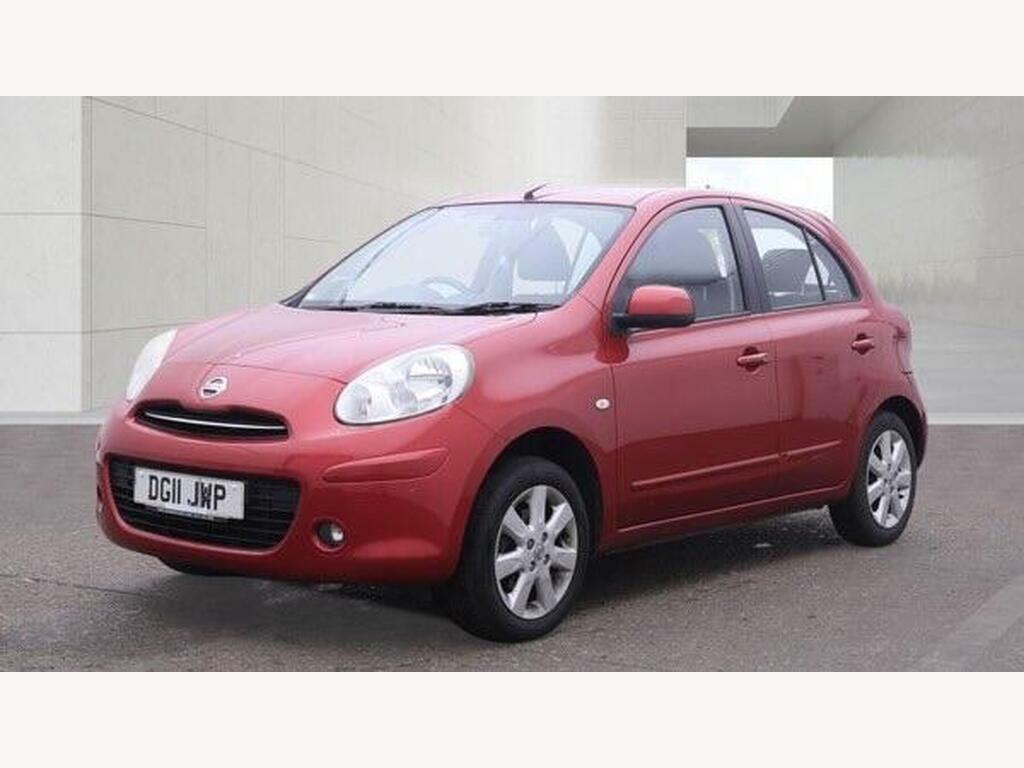 Nissan Micra 1.2 12V Acenta Euro 5 Red #2