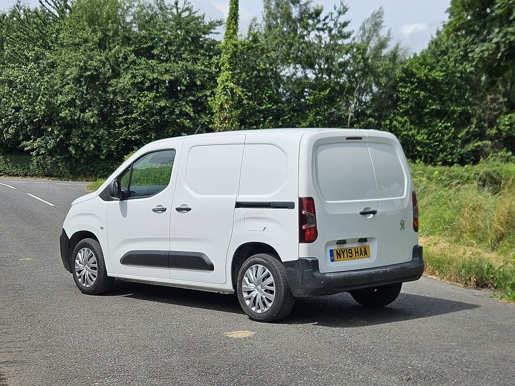 Peugeot Partner 1.6 Bluehdi 1000 Professional Standard Panel Van 5 White #2