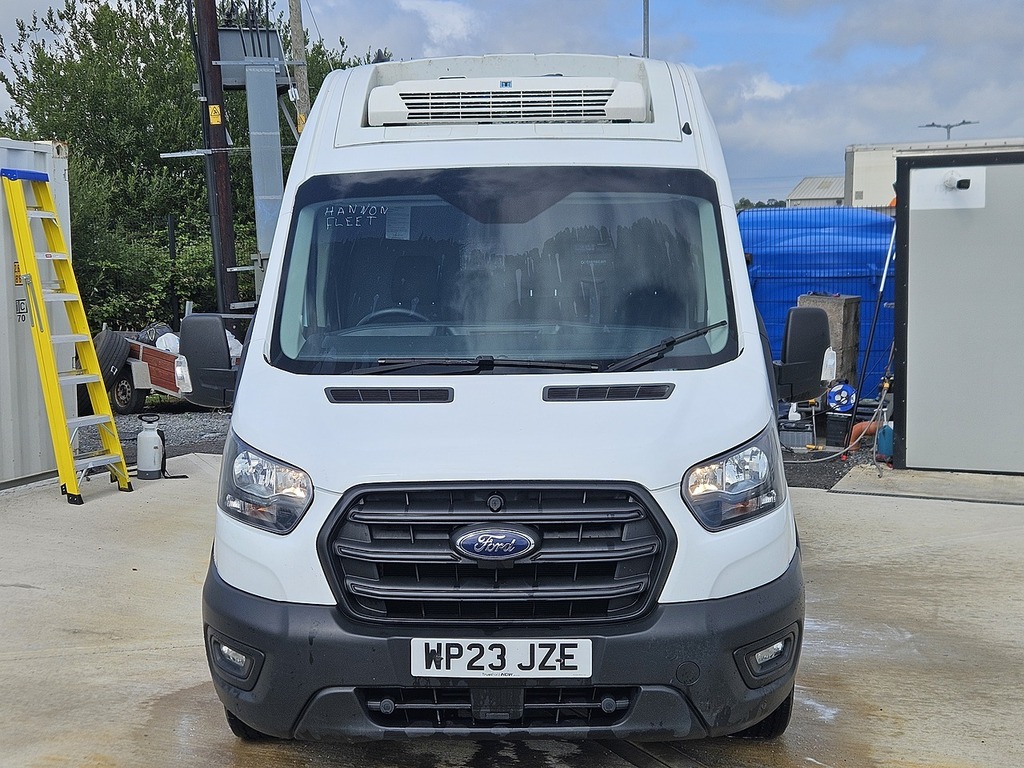 Ford Transit Custom 2.0 350 Ecoblue Leader Panel Van WP23JZE White #2