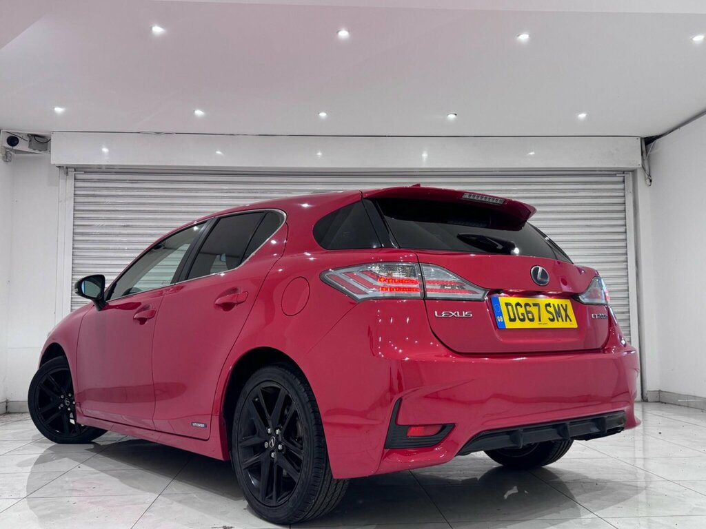 Lexus CT 1.8 200H Sport Cvt Euro 6 Ss Red #4