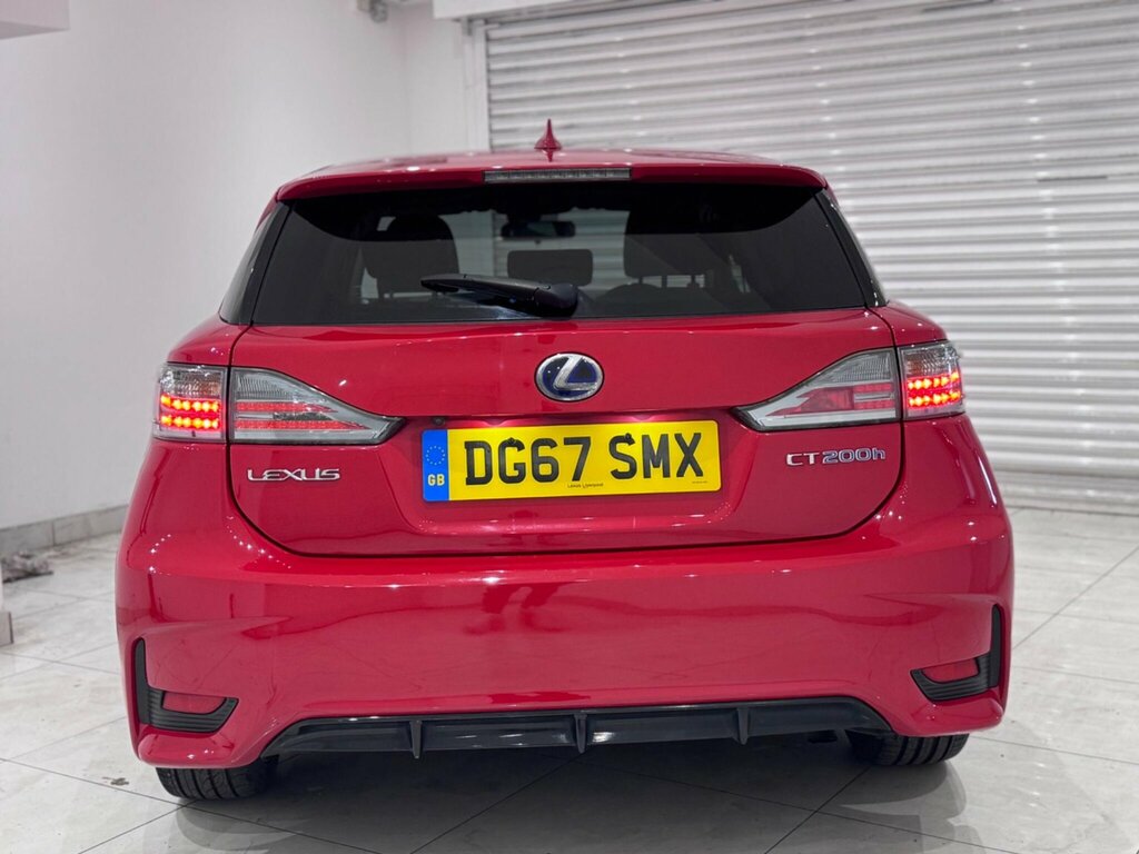 Lexus CT 1.8 200H Sport Cvt Euro 6 Ss Red #6