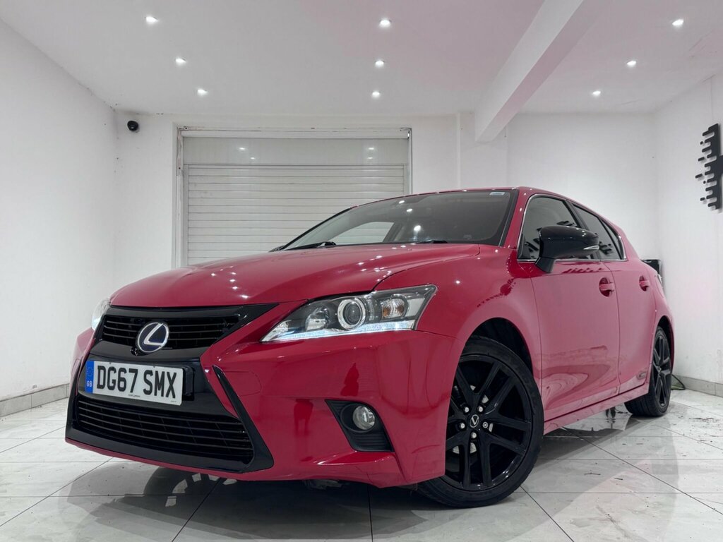 Lexus CT 1.8 200H Sport Cvt Euro 6 Ss Red #3