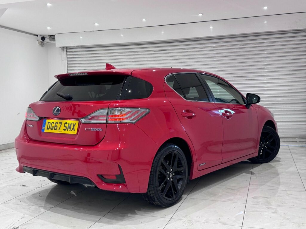 Lexus CT 1.8 200H Sport Cvt Euro 6 Ss Red #2
