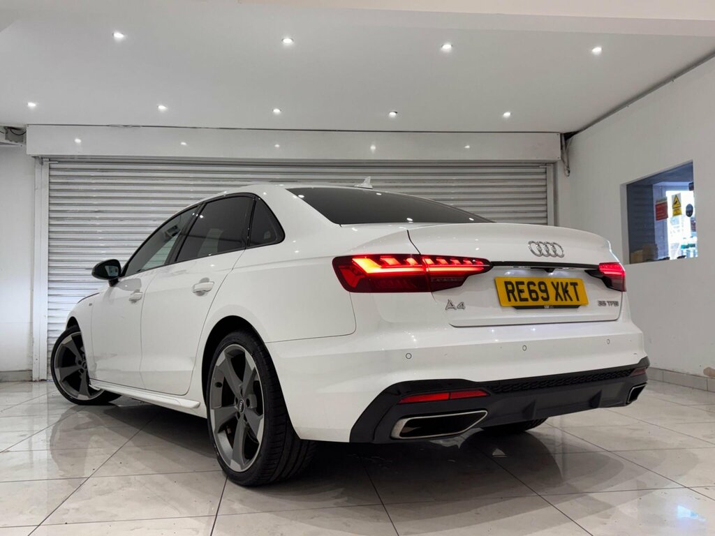 Audi A4 2.0 Tfsi 35 Black Edition S Tronic Euro 6 Ss White #4